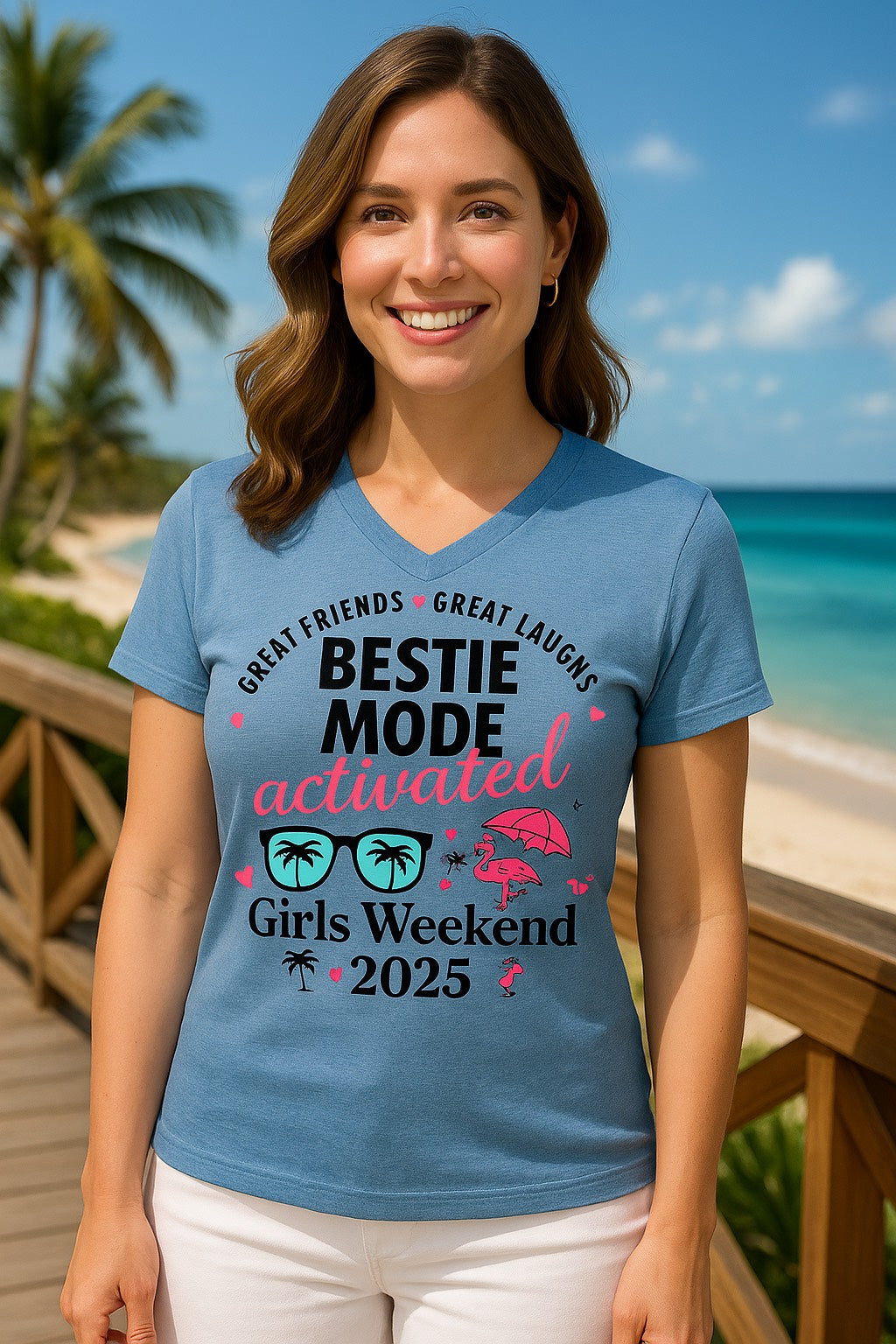 Custom Bestie Trip T-shirt